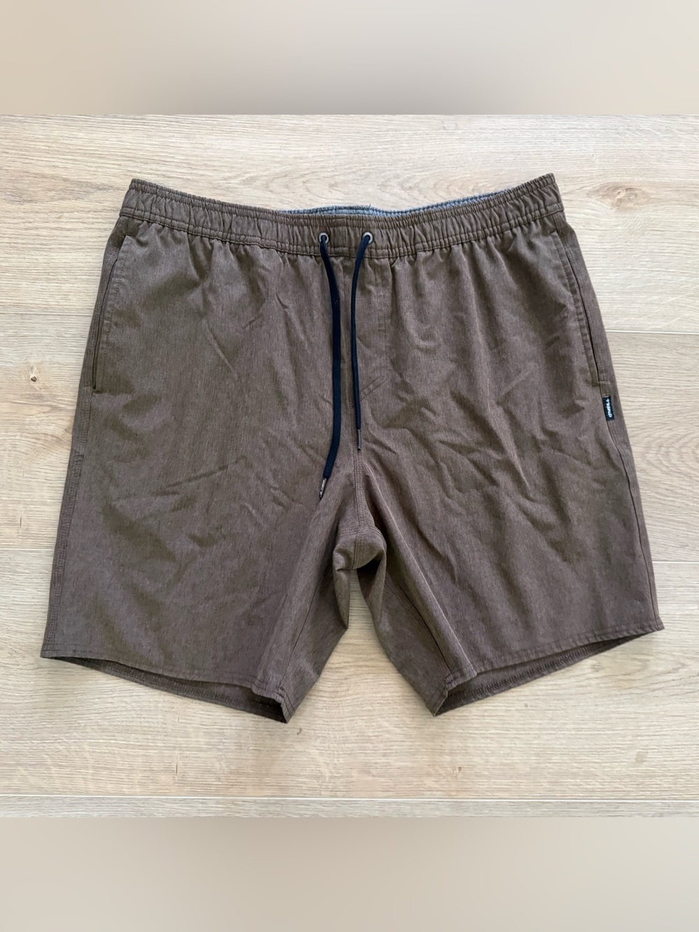 O’Neill Hyperdry Hybrid Stretch Shorts Size Large Heather Brown